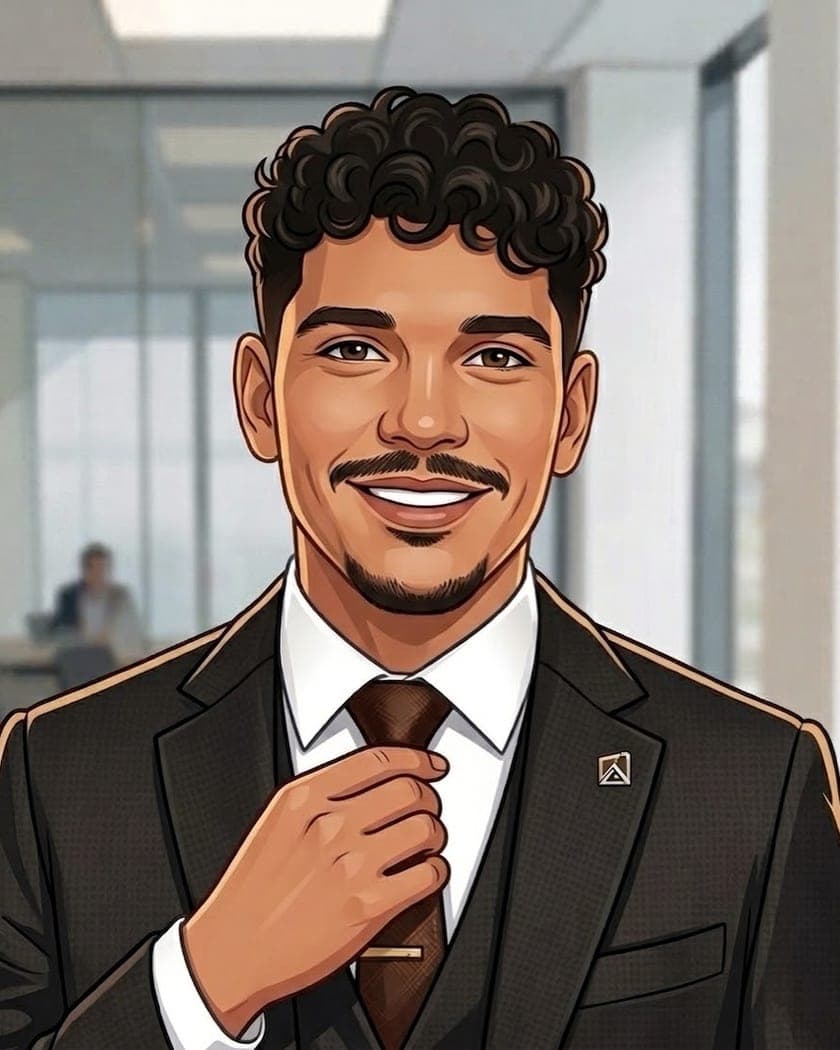 Illustrated portrait of Troy Boltman, Marketing and Content Support at Your Executive Support